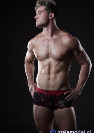 Fit Hunk posing