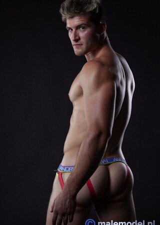 Fit Hunk posing