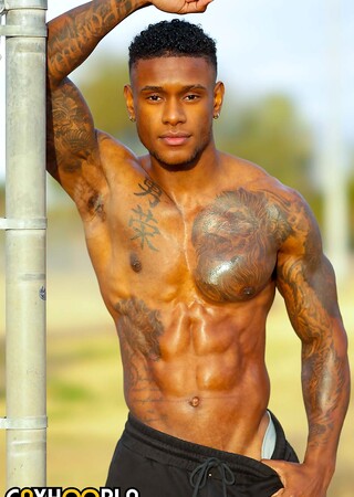 Juicy New Stud Calvin Beckham Shows Off His Favorite Muscle!