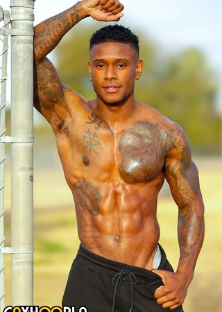 Juicy New Stud Calvin Beckham Shows Off His Favorite Muscle!