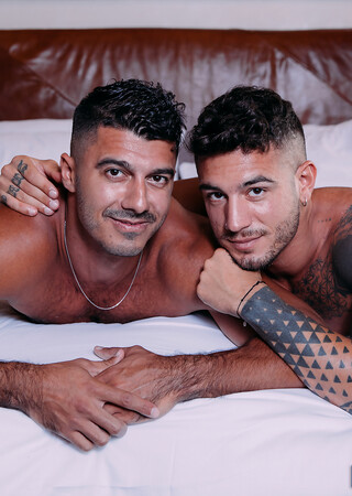 Alex Ink Returns to RandyBlue with Sexy BoyFriend Lobo Careirra!