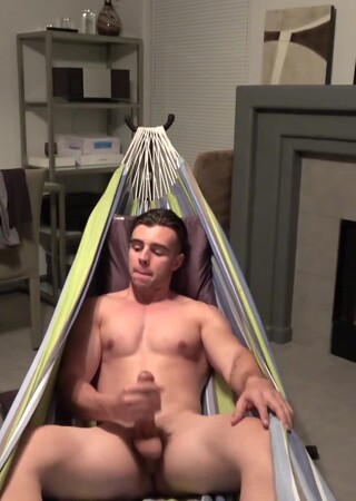 Kellan Hartmann Jerks Off In Hammock