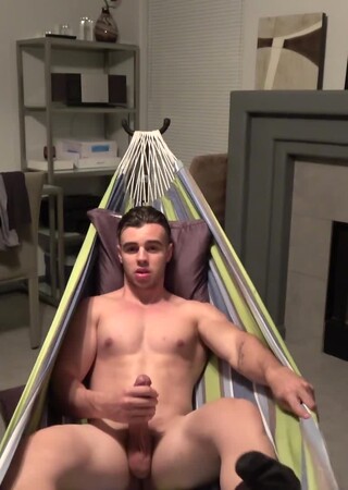 Kellan Hartmann Jerks Off In Hammock
