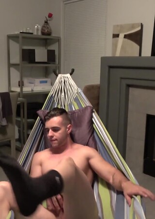 Kellan Hartmann Jerks Off In Hammock