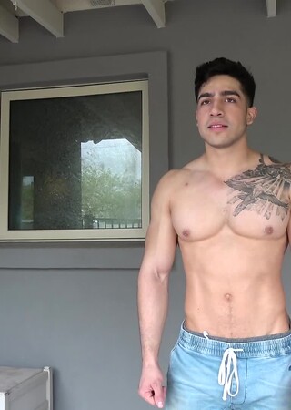 Super Fit Hung Cock Diego Cruz Jerks Off