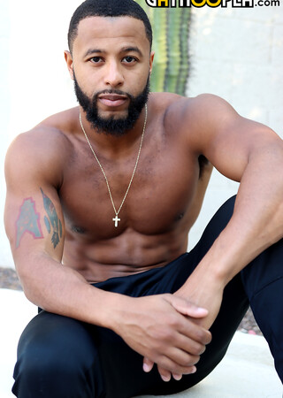 Draco Young Rubs Down His Grade-A Lean Meat